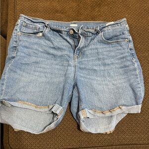 Women's Blue Denim Shorts
